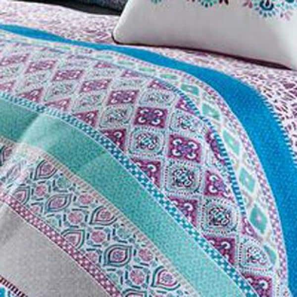 Adley Purple Boho Comforter Set