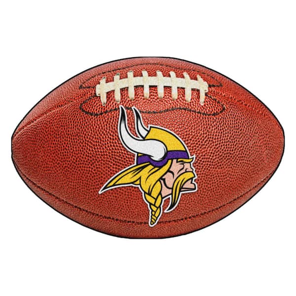 FANMATS NFL Minnesota Vikings Photorealistic 20.5 in. x 32.5 in Football Mat
