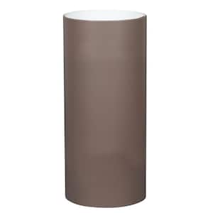 24 in. x 50 ft. Sable Brown over White Aluminum Trim Coil