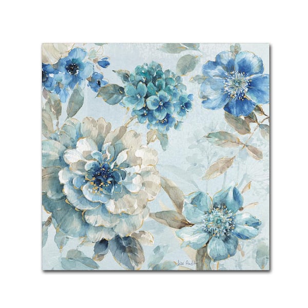 14 in. x 14 in. "Indigold IX" by Lisa Audit Printed Canvas Wall Art