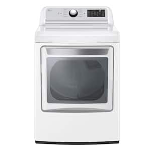 7.3 cu. ft. Vented SMART Gas Dryer in White with EasyLoad Door and Sensor Dry Technology