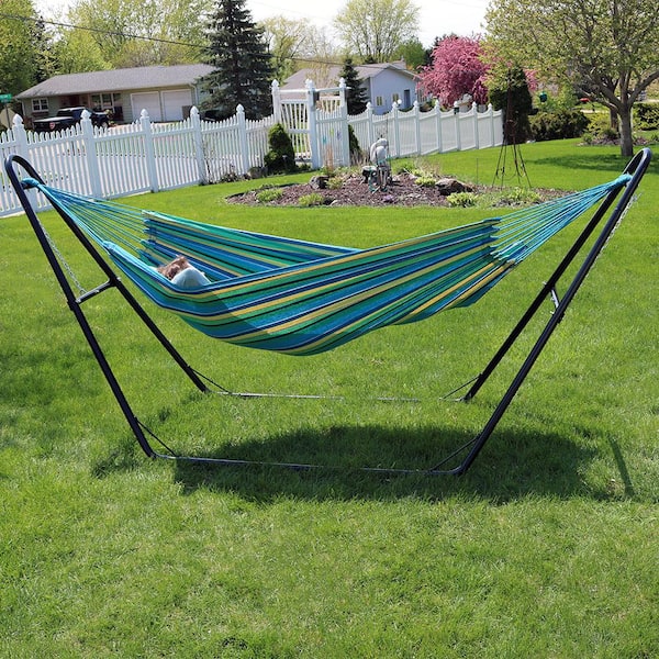 Sunnydaze Decor 11.5 ft. Fabric Brazilian 2 Person Fabric Hammock