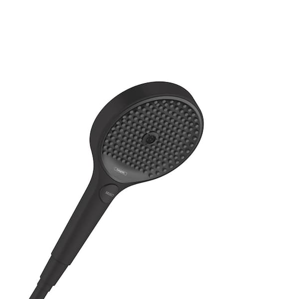 Hansgrohe Rainfinity 3-Spray Patterns 1.75 GPM 5.24 in. N/A Handheld Shower Head in Matte Black