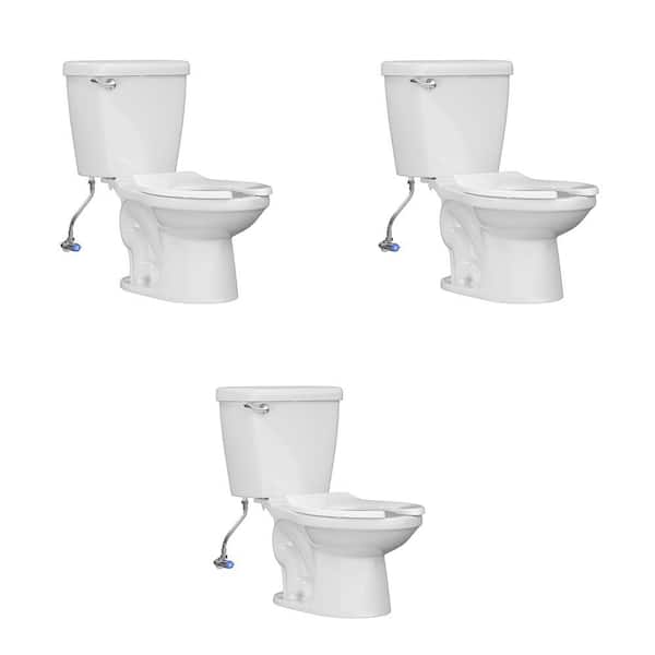 Child Potty Training 2-Piece 10 Rough in Children's Toilet 1.26 GPF Single Flush Round Seat Toilet, White (Pack of 3)
