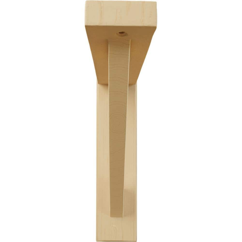 Alder Wood Traditional Shelf Bracket 10.75" x 10.25"