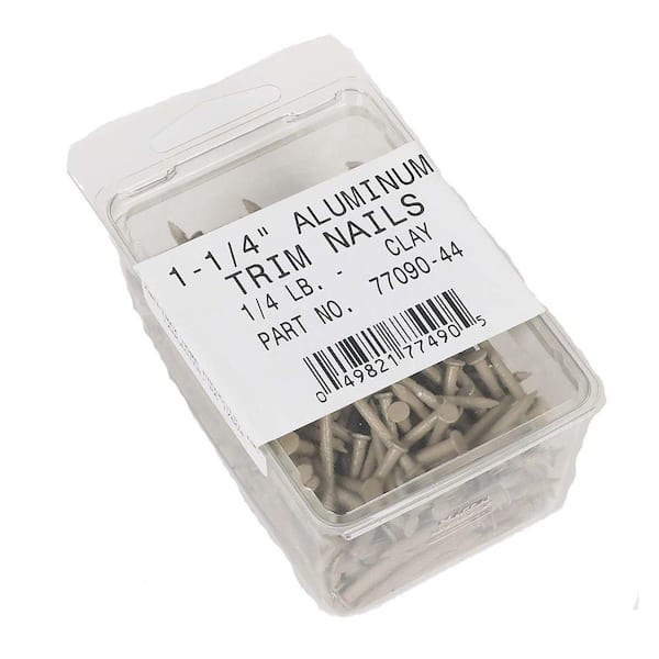 Amerimax Home Products 1.25 in. Savannah Wicker Aluminum Trim Nails (1/4 lb Pack)