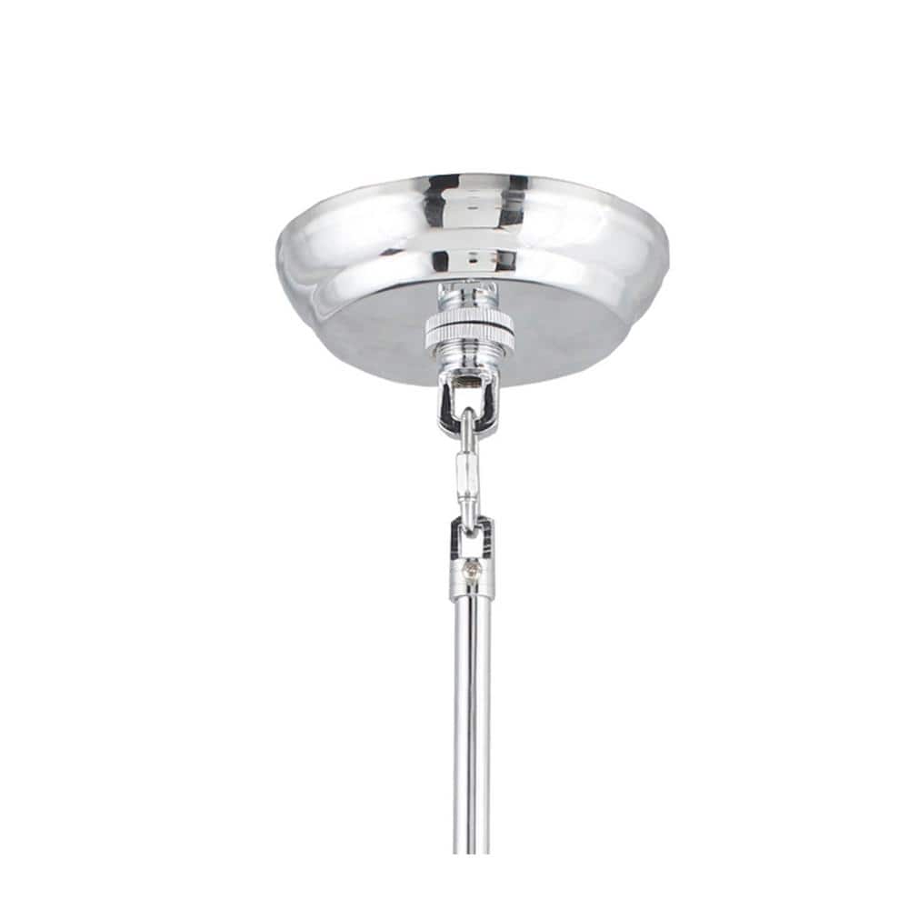 Chrome Crystal 6-Light Sputnik Sphere Chandelier