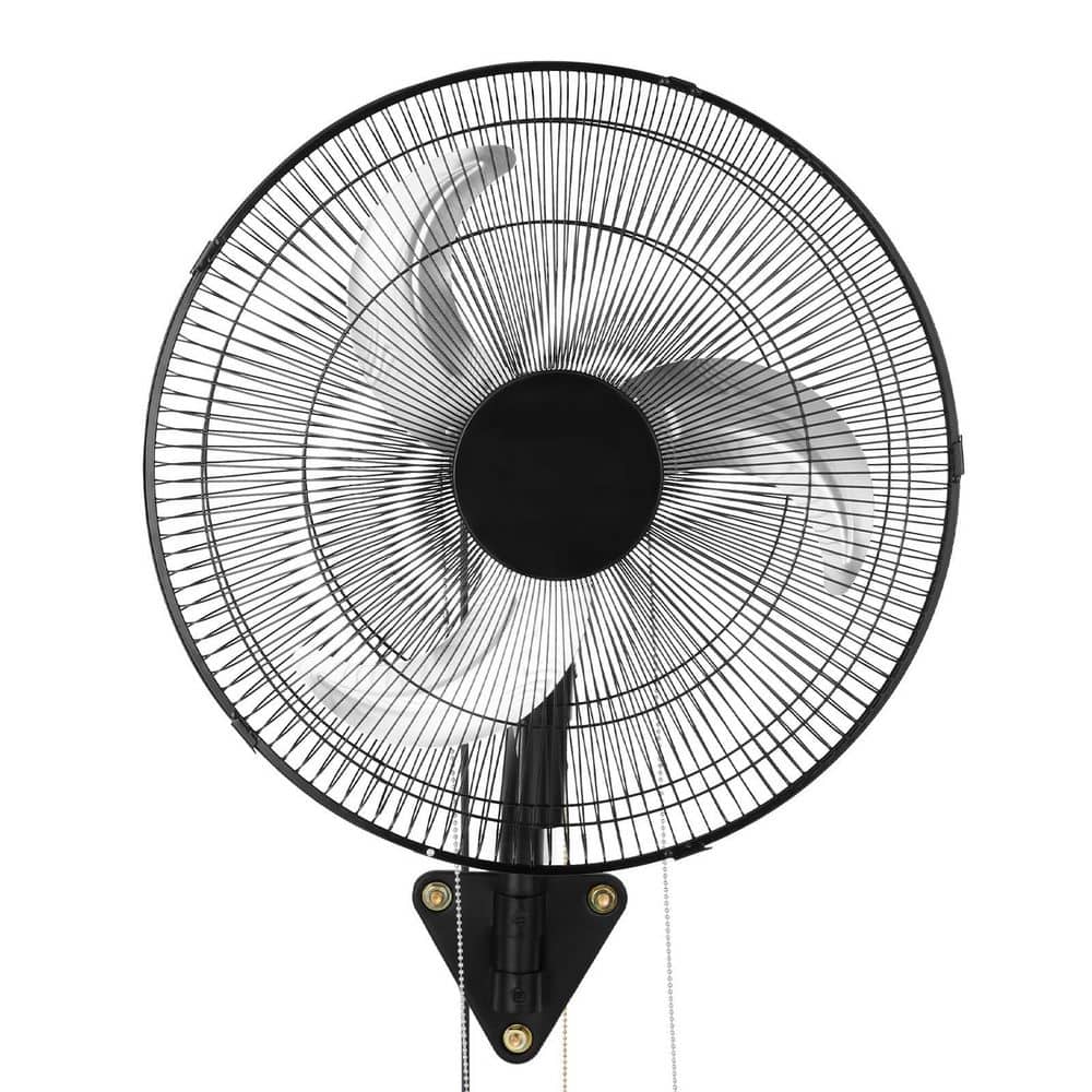 18-In. Wall-Mounted Oscillating Fan, 3-Speed Adjustable, Wide Airflow Coverage Rotatable Design, Durable for Industrial price history on PriceWatchPro
