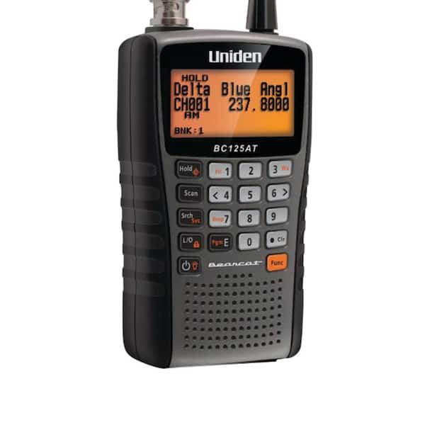 Uniden Handheld Scanner with 500 Channels and Alpha Tags BC125AT