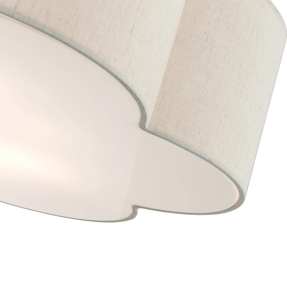 Solstice English Bronze 6-Light Indoor/Outdoor Semi-Flush Mount