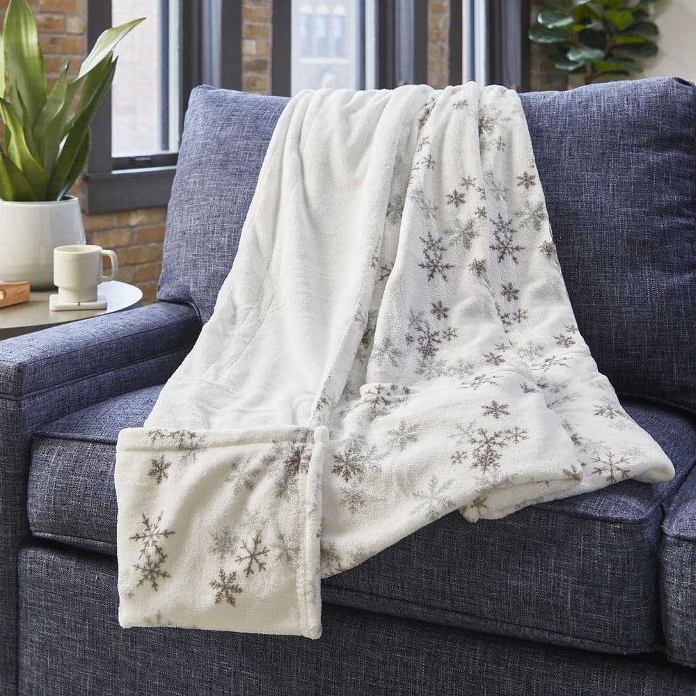 Sunbeam faux discount fur heated throw