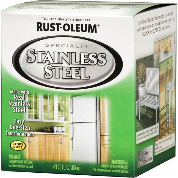 Rust-Oleum 1 Qt. Stainless Steel Paint (2-Pack)-DISCONTINUED