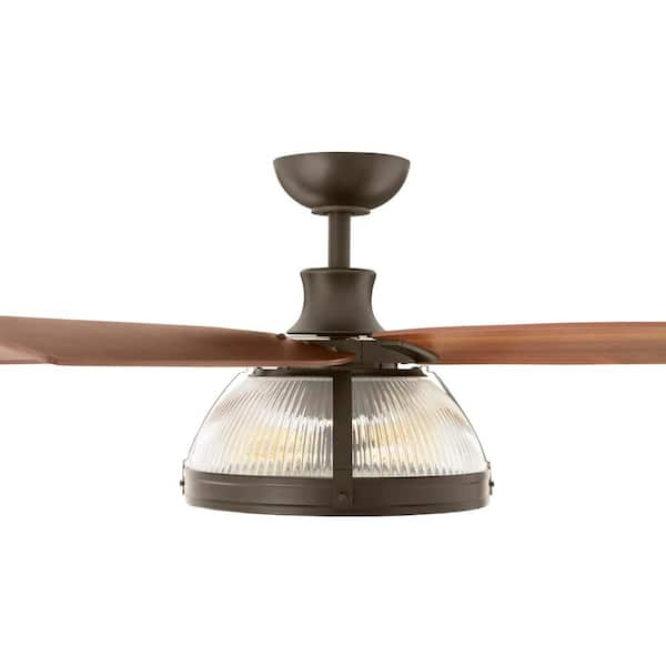 Home Decorators Collection Belford 52 in. LED Outdoor Oil Rubbed