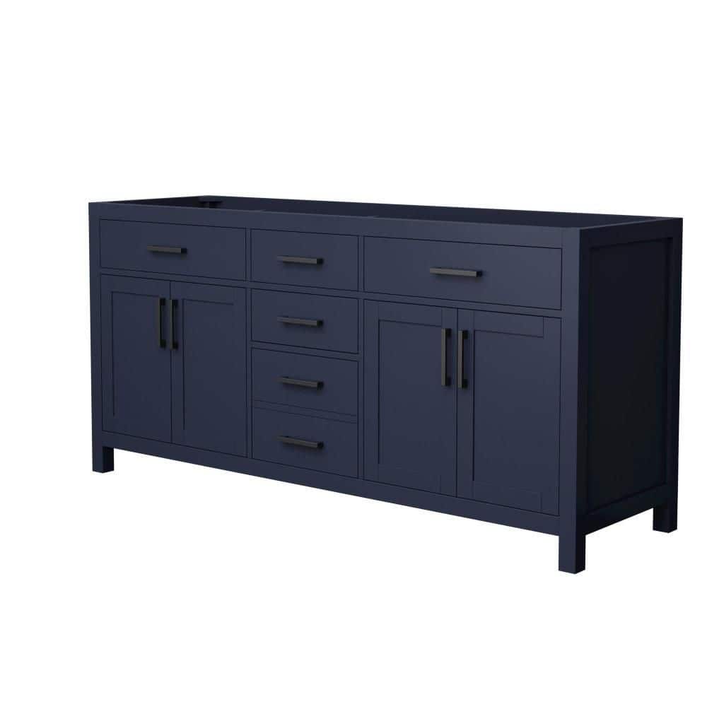Beckett 71 in. Bath Vanity Cabinet without Top in Dark Blue price history on PriceWatchPro