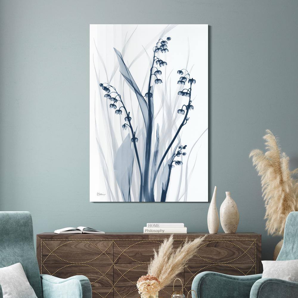 Radiant Blues 2 Frameless Free Floating Tempered Glass Art Print