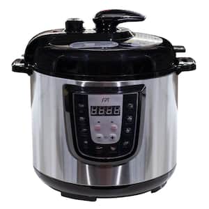 6 Qt. Stainless Steel Electric Pressure Cooker with Built-In Timer