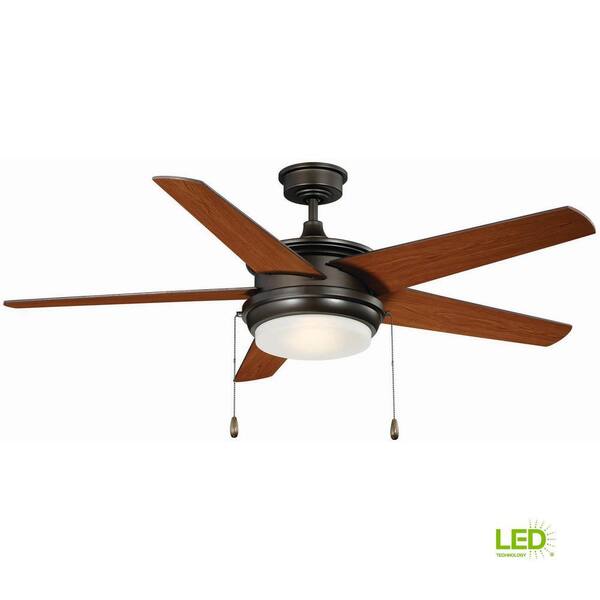 Unbranded Palisade 52 in. LED Indoor English Bronze Ceiling Fan