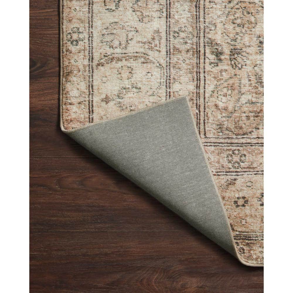 Antique Sage Rectangular Stain-Resistant Synthetic Area Rug