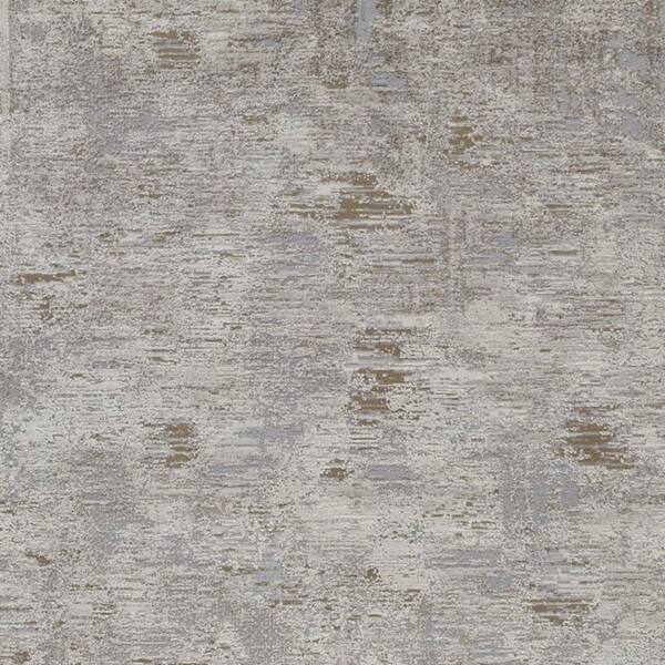 2 X 8 Gray, Ivory Abstract Area Rug