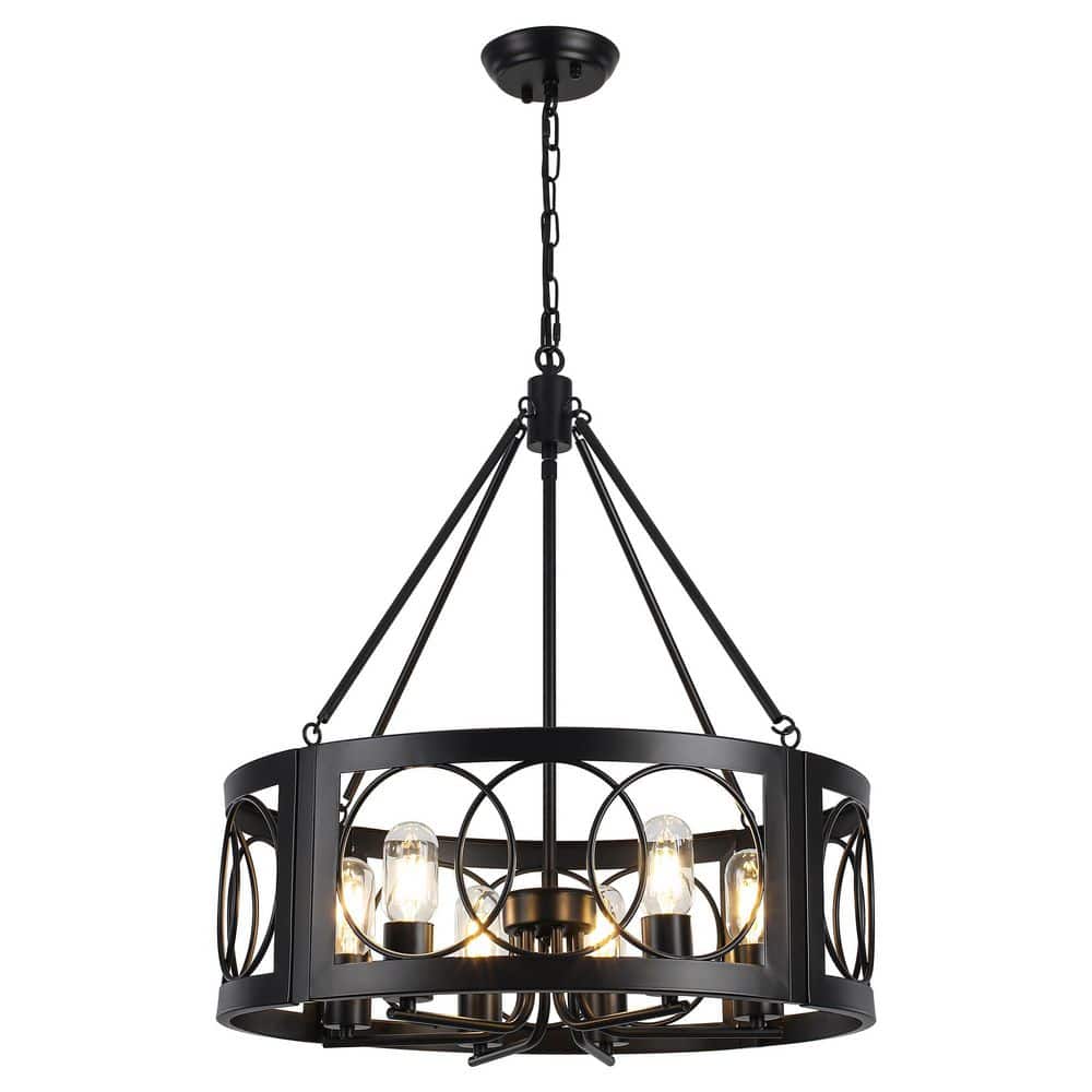 6-Light Black Cage Adjustable Hanging Linear Chandelier Lighting for Kitchen Island price history on PriceWatchPro