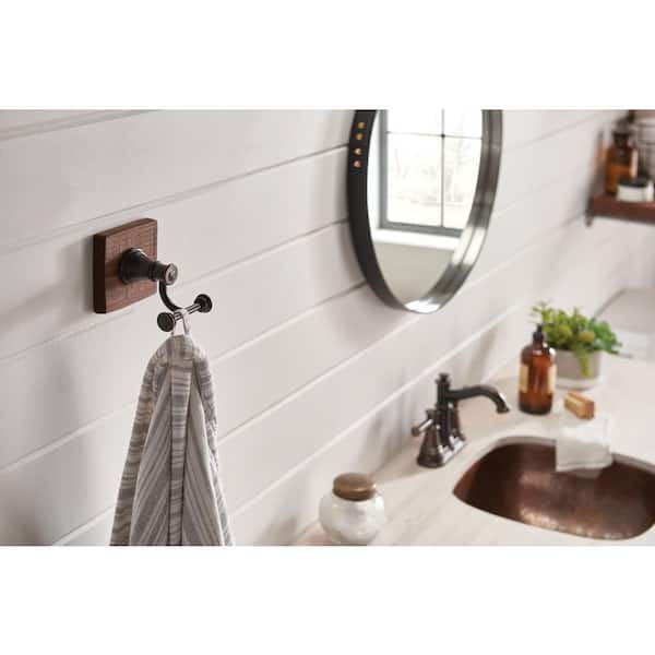 Oil Rubbed Bronze Wall Mount Hat Coat Rope Hook Towel Holder Cubby Hooks