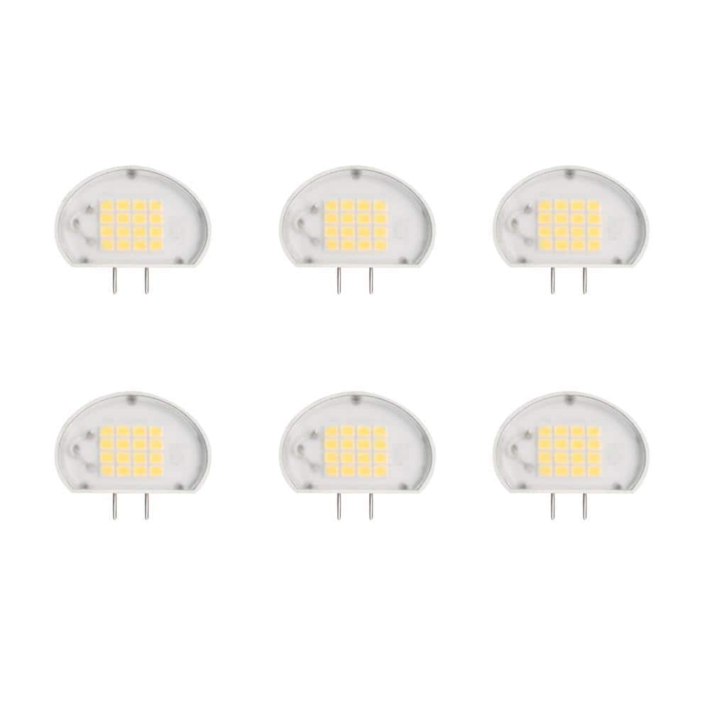 50-Watt Equivalent Bright White (3000K) Puck G8 Bi-Pin Base LED Light Bulb (6-Pack) price history on PriceWatchPro