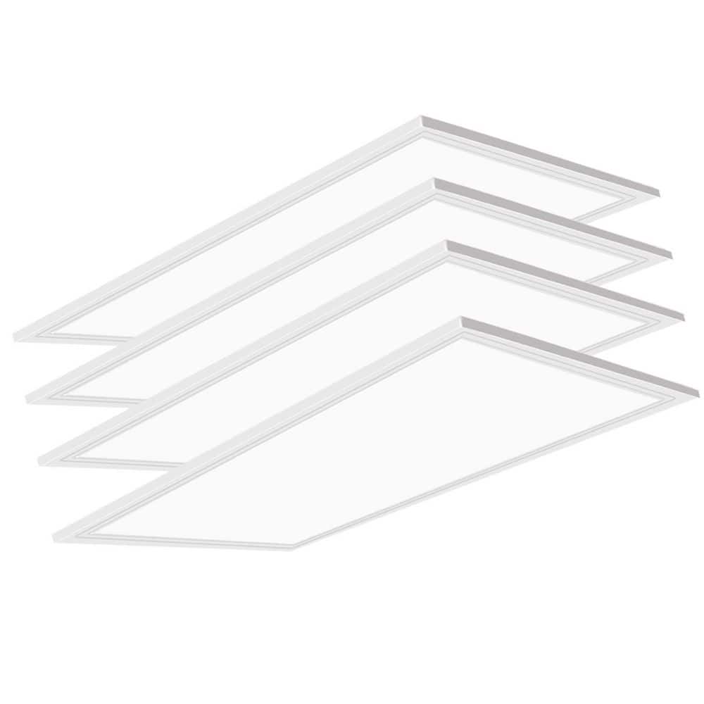 2 ft. x 4 ft. 7800-Lumens Integrated LED Panel Light, 5000K White Color (4-Pieces) price history on PriceWatchPro