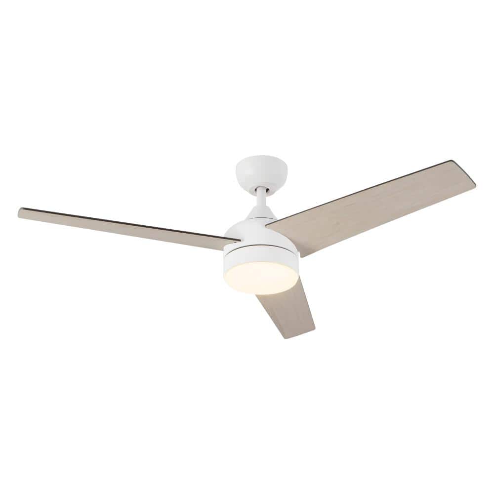 Nash 52-in White reversible blade Ceiling Fan with LED Light Kit price history on PriceWatchPro