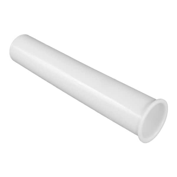 PLUMBFLEX 1-1/2 in. x 8 in. L Polypropylene Flanged Strainer Tailpiece for Trap for Tubular Drain Applications