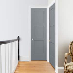 24 in. x 80 in. Birkdale Stone Stain Right-Hand Smooth Solid Core Molded Composite Single Prehung Interior Door