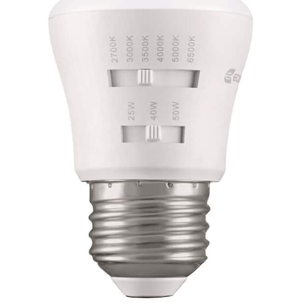 Universal Select 25/40/50-Watt Equivalent R14 E26 Dimmable LED Flood Light Bulb w/ Selectable Color Temperature (2-Pack)