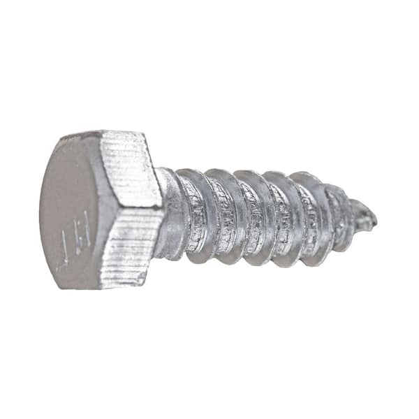 Everbilt 1/2 in. x 1-1/2 in. Hex Zinc Plated Lag Screw