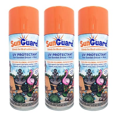 SunGuard UV Protectant Spray for Outdoor Decor, Furniture and More (3-Pack)
