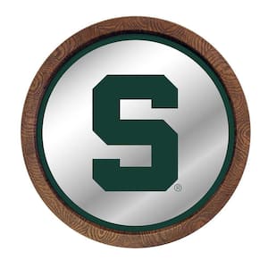 Michigan State Spartans 21'' x 21'' Color Logo Faux Barrel Top Sign