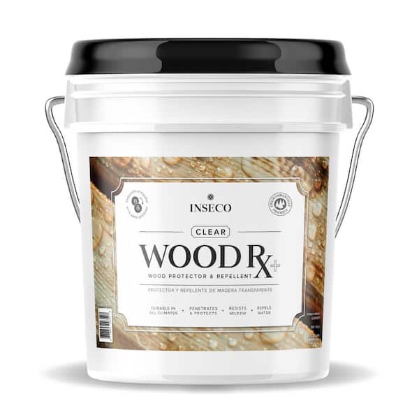 Clear WoodRx Plus 5 Gal. Bucket Exterior Wood Sealer and Water Repellent