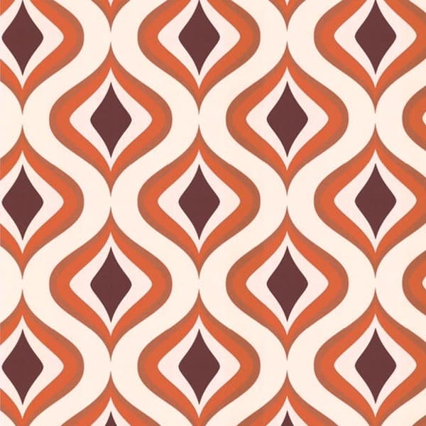 Trippy Orange Wallpaper