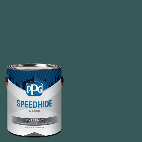 SPEEDHIDE 1 gal. Crystal Ball PPG1144-7 Semi-Gloss Exterior Paint