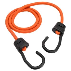 40 in. Orange Ultra Bungee Cord with Hooks