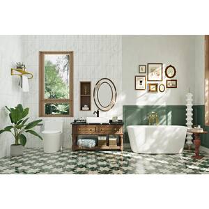 Prism 1-Piece 0.8/1.28 GPF Dual Flush Elongated Toilet in White, Seat Included