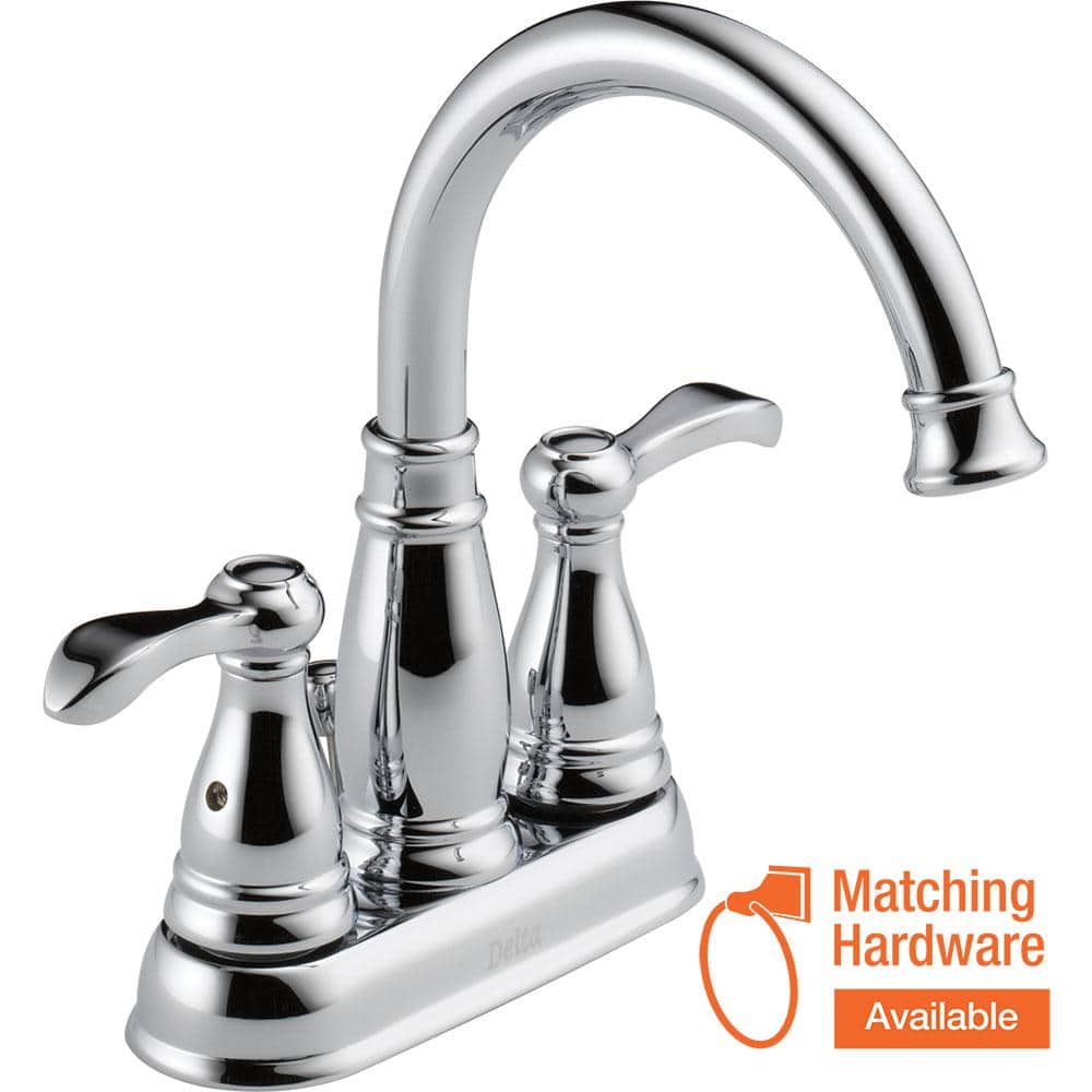 Delta Porter 4 in. Centerset 2Handle Bathroom Faucet in Chrome 25984LF