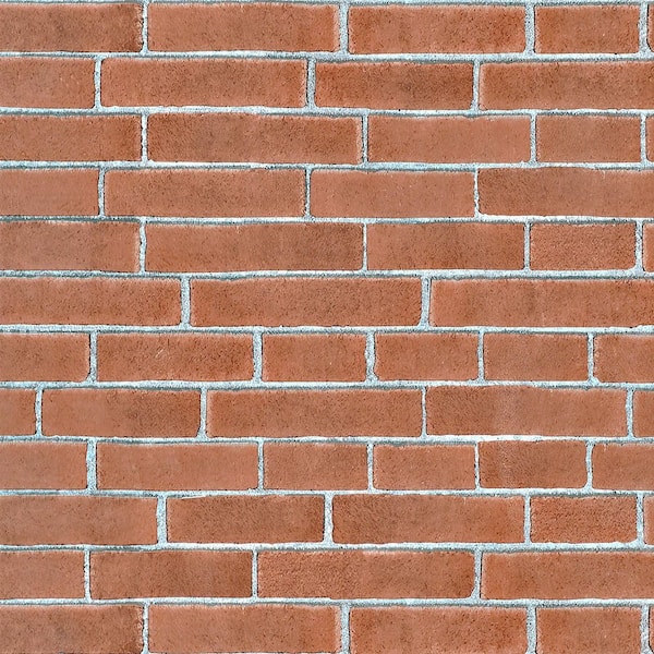 Peel and Stick Wallpaper Vintage Red Brick Contact Paper Self Adhesive Vinyl Wallpaper Roll, Covers 32.29 Sq. Ft.