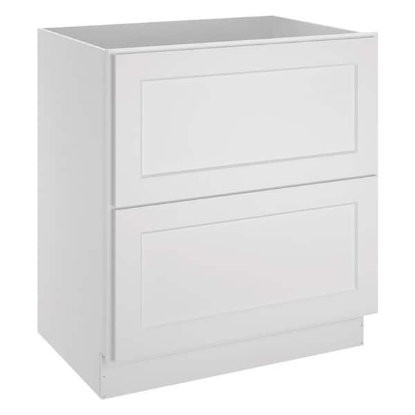 HOMEIBRO 30 in. W x 24 in. D x 34.5 in. H in Shaker Dove Plywood Ready