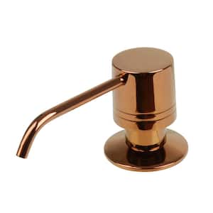 Built in Rose Gold Soap Dispenser Refill from Top with 17 oz. Bottle - 3 Years Warranty