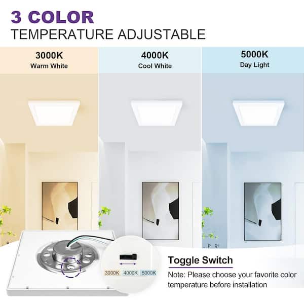 Saxby Noble 22W 300mm Round Cool White Chrome Finish Flush IP44 Bathroom LED Wall Ceiling Light - View #13