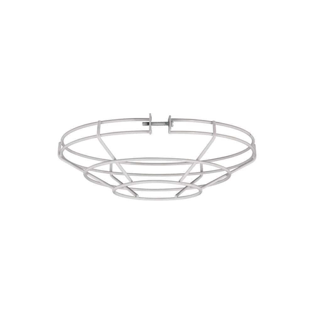Generation Lighting Barn Light White Cage Accessory for Small Outdoor Wall Mount Barn Light Lantern Sconce - Cage Only