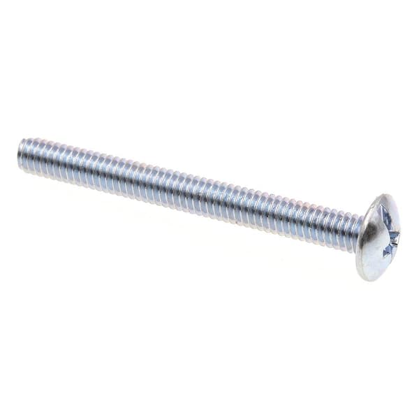 Prime-Line #8-32 x 1-5/8 in. Zinc Plated Steel Phillips/Slotted Combination Drive Truss Head Machine Screws (100-Pack)