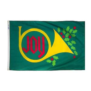 3 ft. x 5 ft. Nylon Joy Horn Flag
