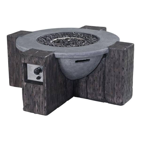 ZUO Hades Fire Pit in Gray