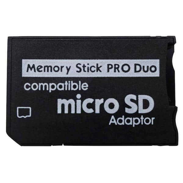 The 128GB Memory Stick PRO Duo Using MicroSD Cards