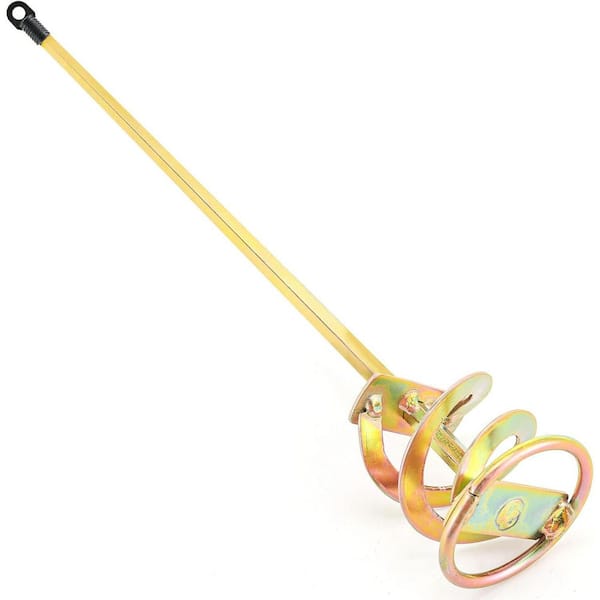 KIWDZFU 16.89 in. Rust-Proof Paint Stirrer Drill Attachment for 1-5 Gal. Buckets Mixing Paint Resin Epoxy